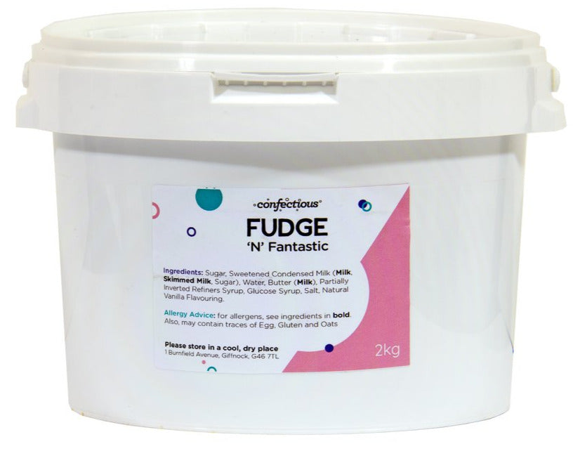 Fudge n Fantastic 2kg Tub Confectious