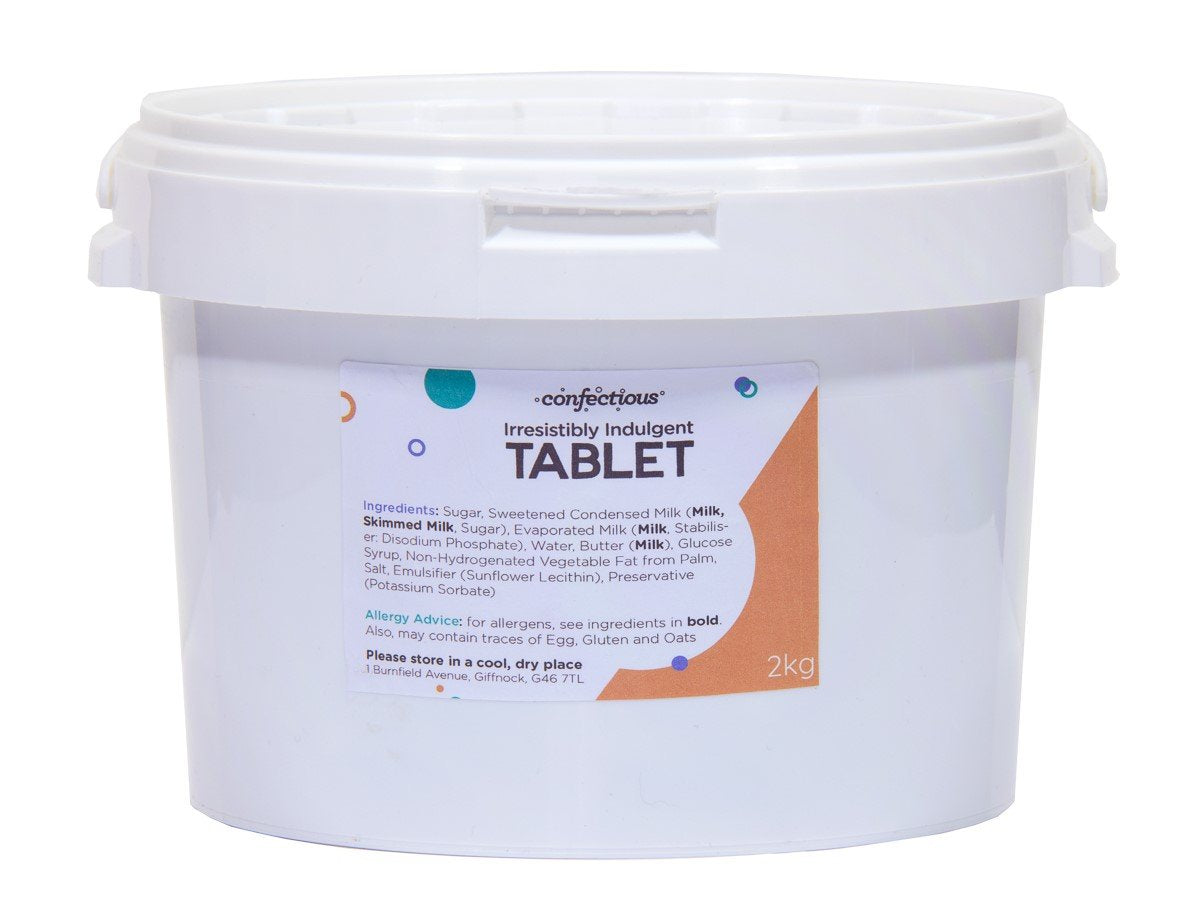Scottish Irresistibly Indulgent Tablet 2kg Tub Confectious