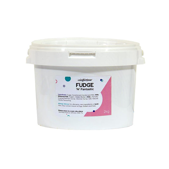 Fudge n Fantastic 2kg Tub Confectious