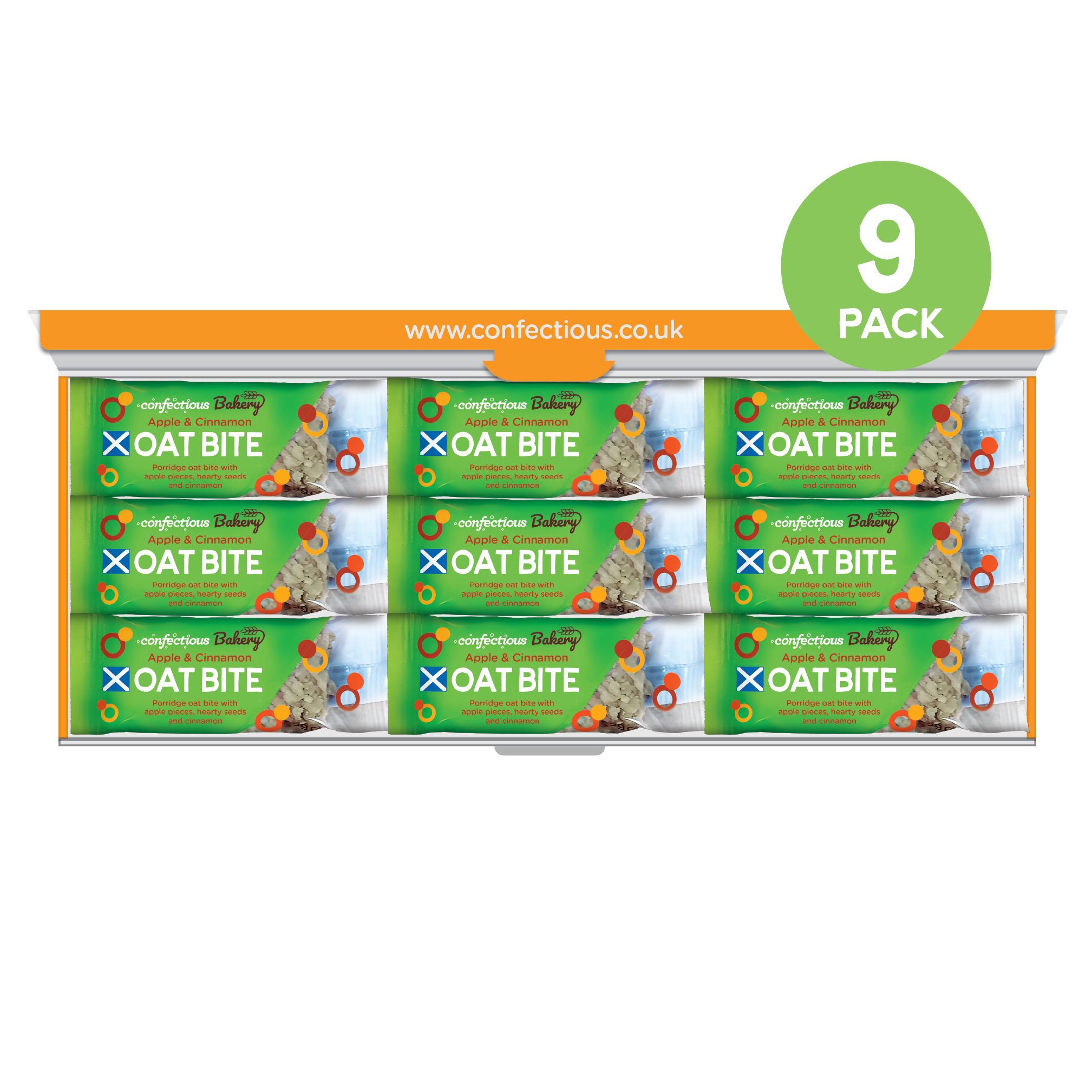 Apple and Cinnamon Oat Bite (9 pack)