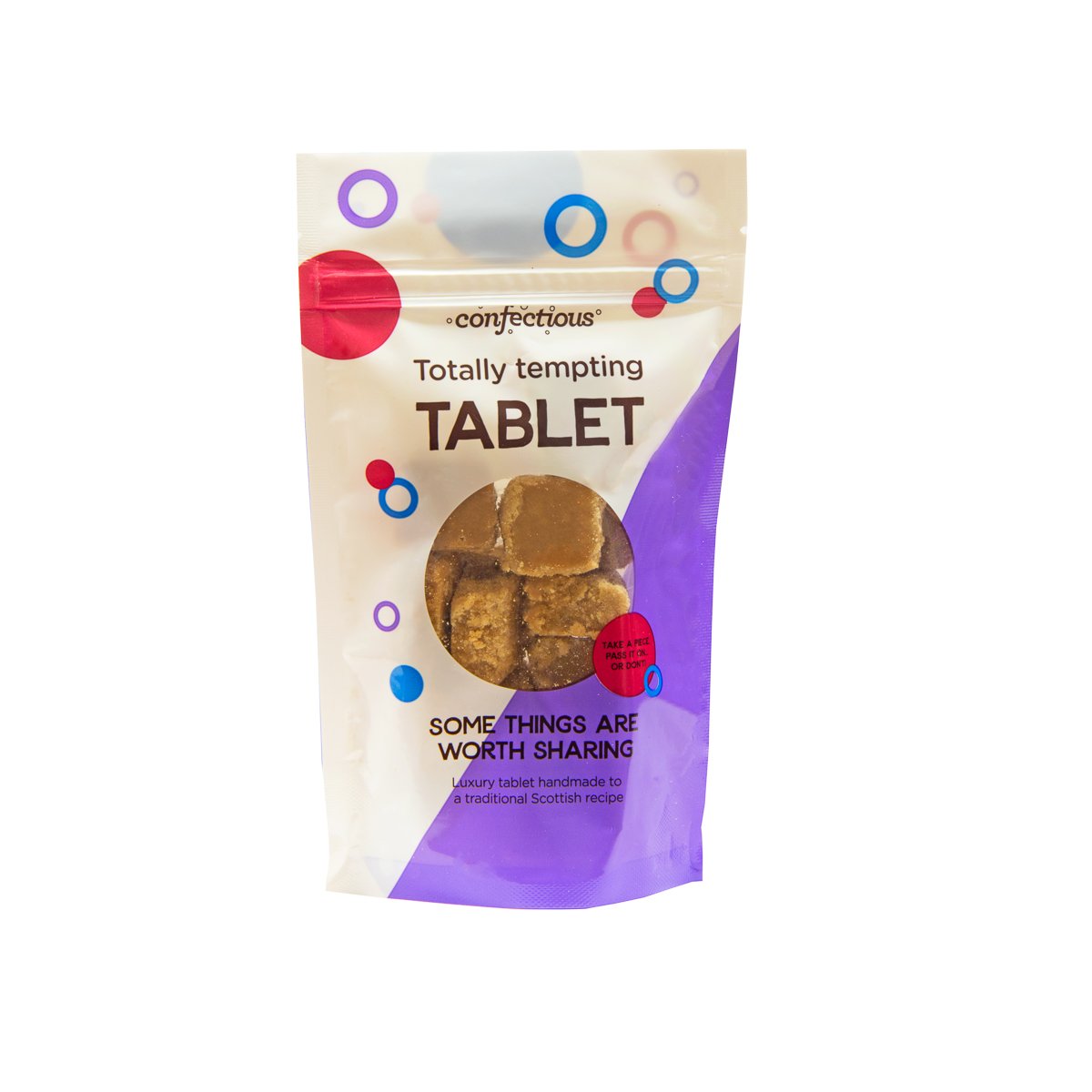 Scottish Totally Tempting Tablet 150g Sharing Bag Confectious